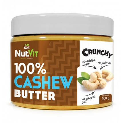 100% Cashew Butter OstroVit 500 g, фото 1
