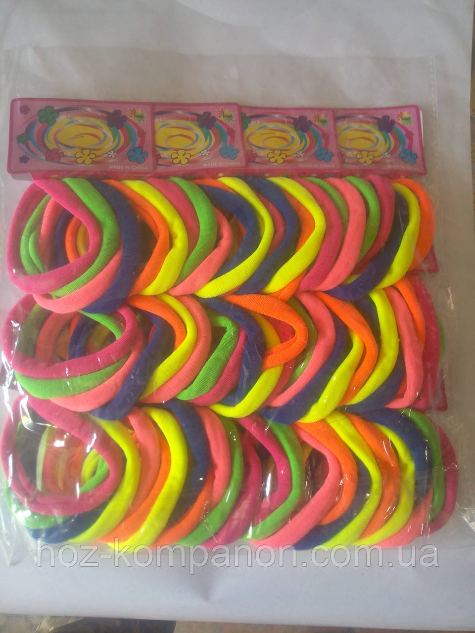 Гумки для волосся 6 шт. великі.