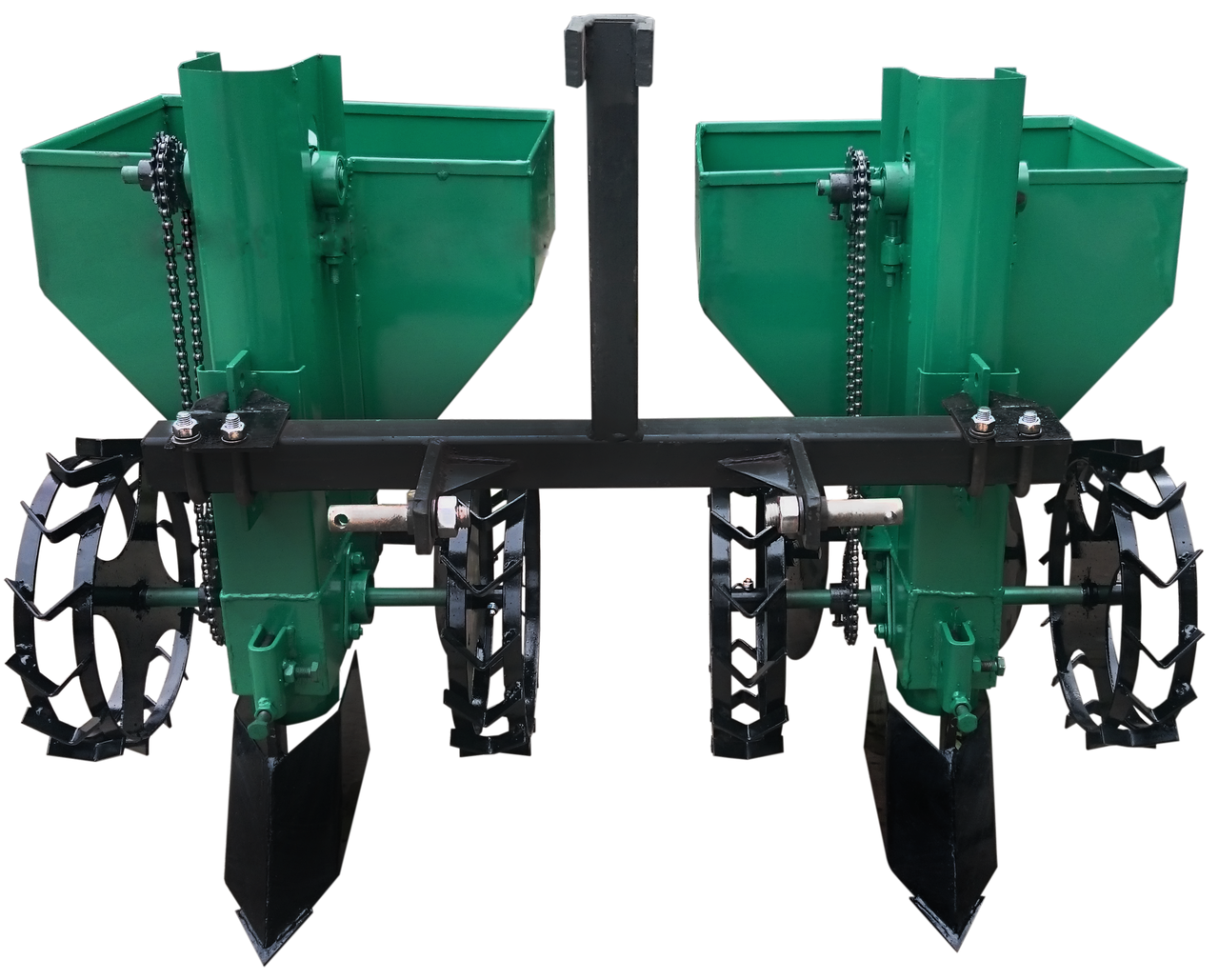 Картоплесаджалка для мінітрактора дворядна Володар КСН-90 (три точки)