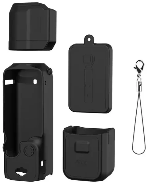 Чохол для екшн-камери Infinity Silicon для DJI Osmo Posket 3 Black, фото 1