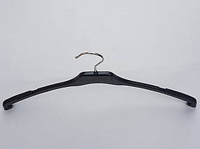Плічка вішалки тремпеля Mainetti PD-44 чорного кольору , довжина 44 см, фото 2
