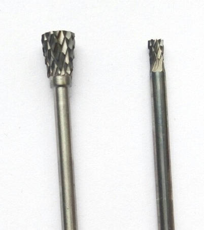 Борфрезы тип "N", Зворотній конус, хвостовик 3,0 мм