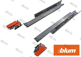 Тандем напрямляючі повного висування з дотягувачем Blum під ДСП 17-19 мм 560F