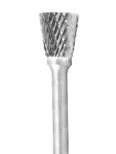 Борфрезы тип "N", Зворотній конус, хвостовик 6,0 мм