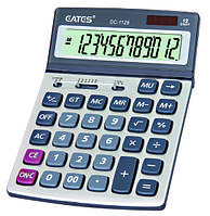 Калькулятор "EATES" DC-1128 (12 разрядный, 2 питания)