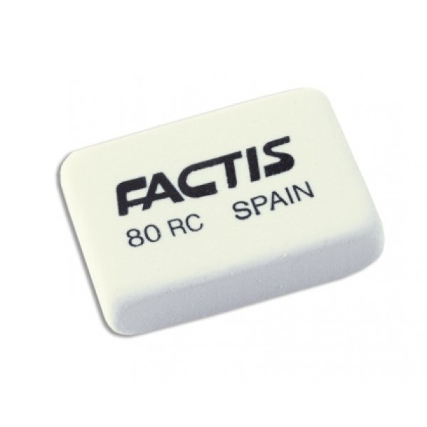 Ластик Factis 80 RC (2,8*1,9*0,7) білий