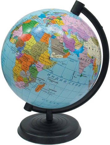 Глобус Настільний 260 мм. політичний українською мовою, фото 1