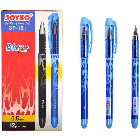 Ручка гелева Joyko Blaze синя, фото 2