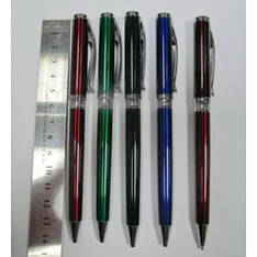 Ручка металева поворотна BAIXIN BP619 (золото/срібло, мікс)