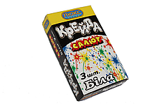 Дріб м'який Салют "Люкс-Колор" білий квадратний (3 шт.) (16x16x80 мм)