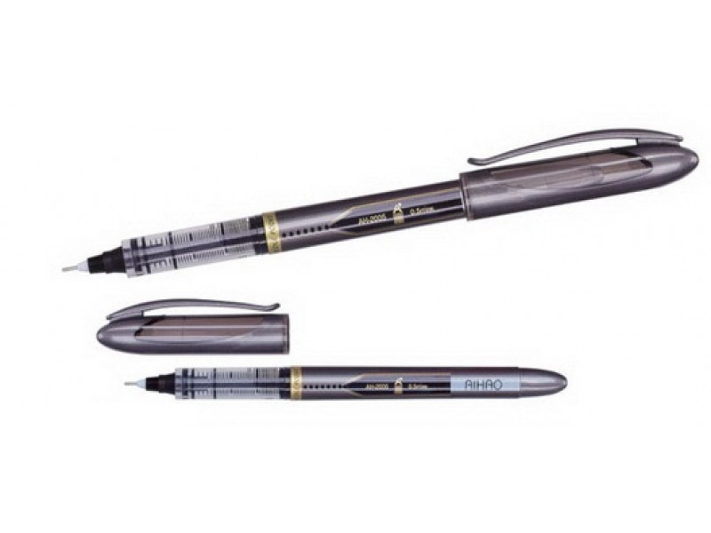 Ручка капілярна Aihao AH2005 чорна 12уп,144бл,1728ящ