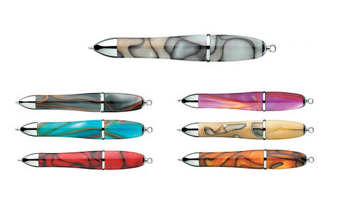 Ручка-брелок металева Aihao BT014 (з карабіном, поворот), фото 2