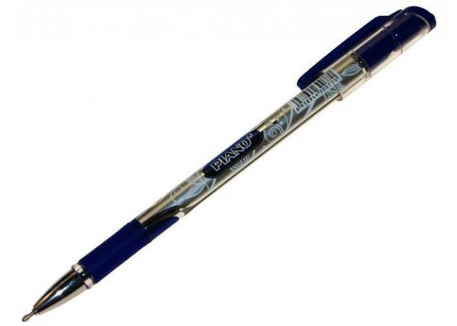 Ручка олійна Piano PT-195C (синя) 50уп, 100000бл,4000ящ, фото 2