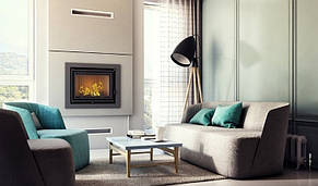 Каминна топка з водяним контуром KRATKI AMELIA PW 24 DECO + змійовик, фото 4