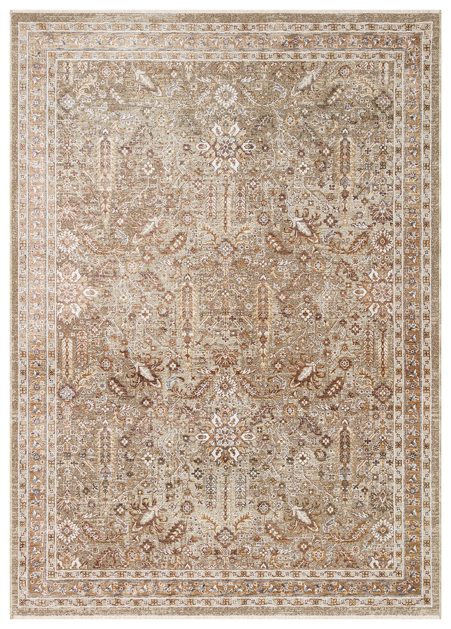 Ковер SOFIA SOF 01 Cream Gold бежево-коричневый прямоугольный 160*230 см, фото 1