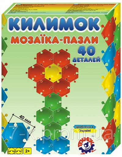 Дитяча мозаїка-пазли Килимок Технок 2940