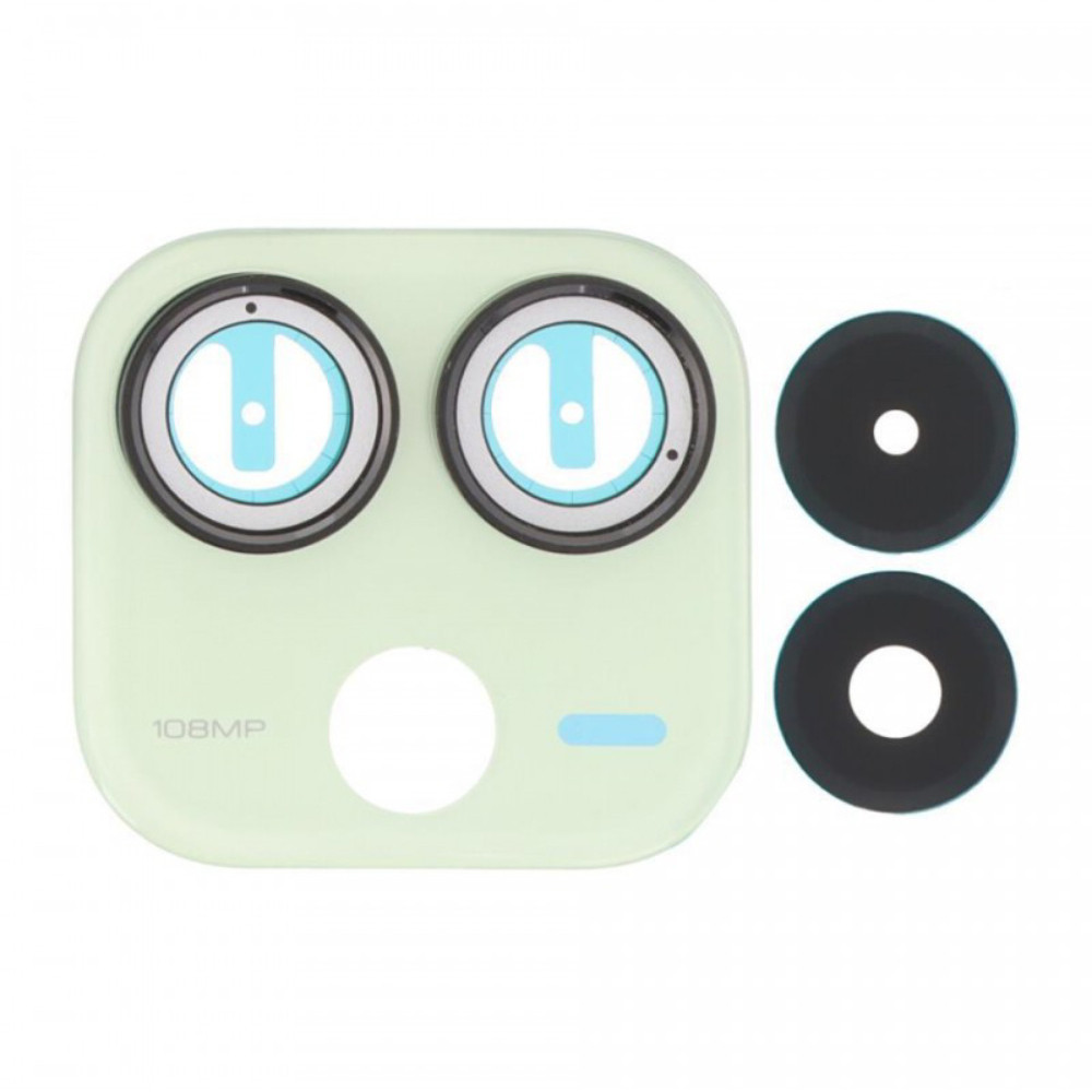 Скло камери Xiaomi Redmi Note 14 4G (з зеленою рамкою), фото 1