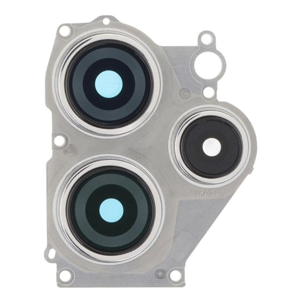 Скло камери Xiaomi Redmi 12 (зі сріблястою рамкою), фото 1