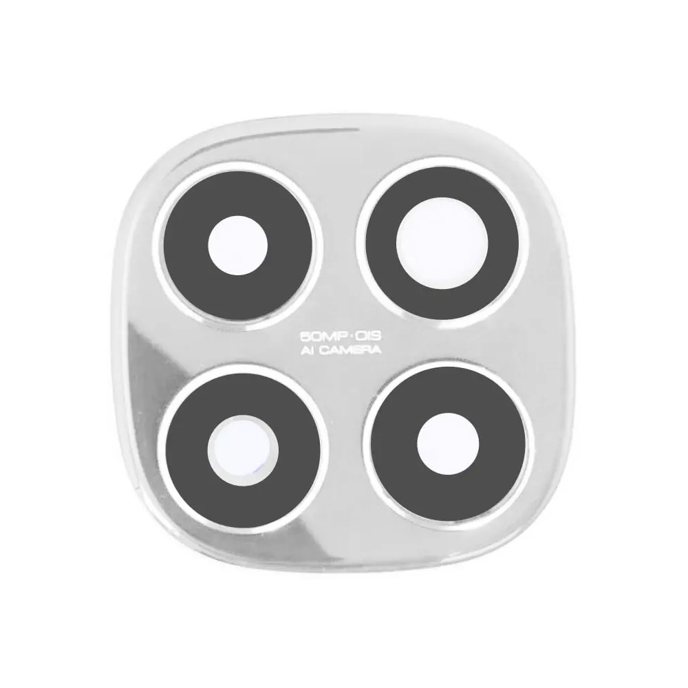 Скло камери Xiaomi Poco X7 (зі сріблястою рамкою), фото 1