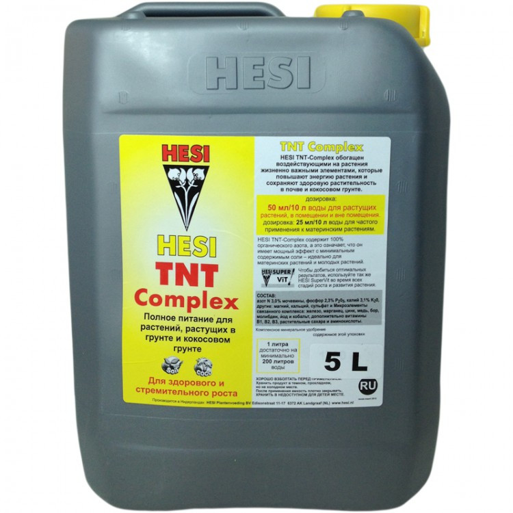 HESI TNT Complex 5L. Мінеральне добриво для гідропоніки. Оригінал. Нідерланди.