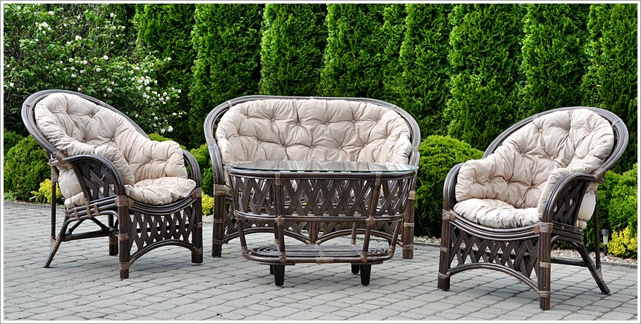 Комплект меблів з ротанга Copacabana light brown