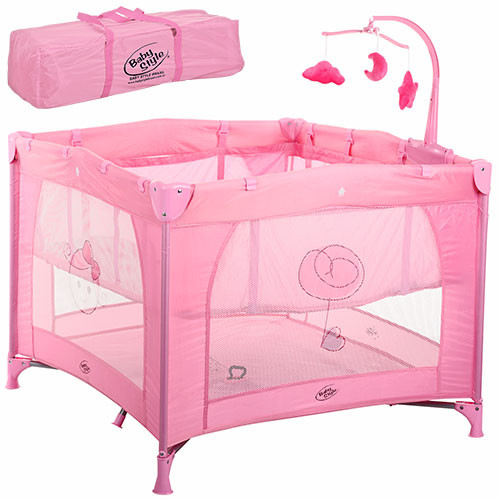 Дитячий манеж Bambi G 400-8 Рожевий