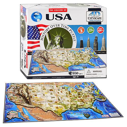 Об'ємний пазл США Америки 4D Cityscape (40008) 