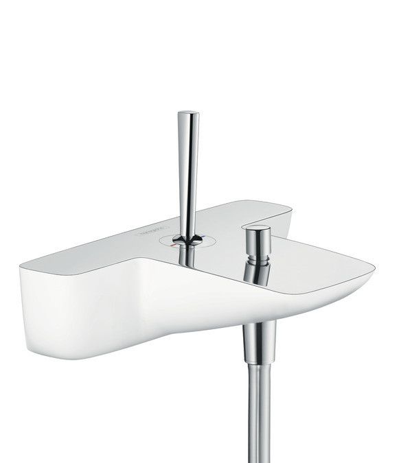 Змішувач для ванни Hansgrohe PuraVida 15472400, білий/хром