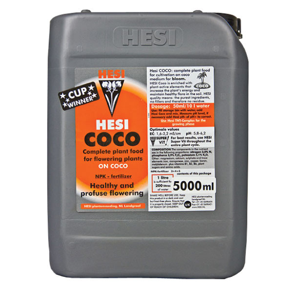 Мінеральне добриво для гідропоніки HESI Coco 5L