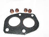 Прокладка приймальної труби з гайками ВАЗ 2101-099 /якість 100%/