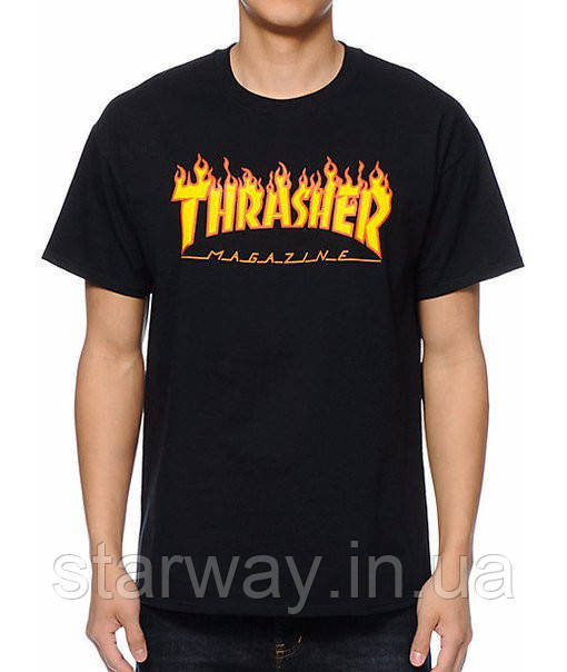 Стильна футболка thrasher magazine | різні кольори