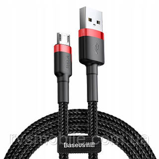 Кабель USB Baseus Cafule MicroUSB 1.5A 2m, Red+Black (CAMKLF-C91)