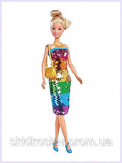 Стильна лялька Simba в сукні з паєтками OL226993., 8398E3T5X5