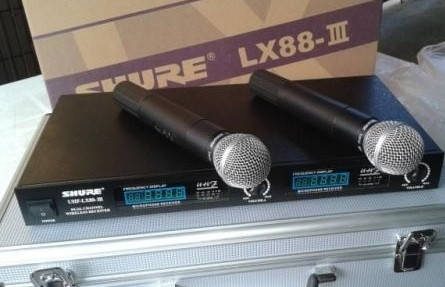 Радіосистема 2 бездротові мікрофони SHURE LX88-III, фото 3