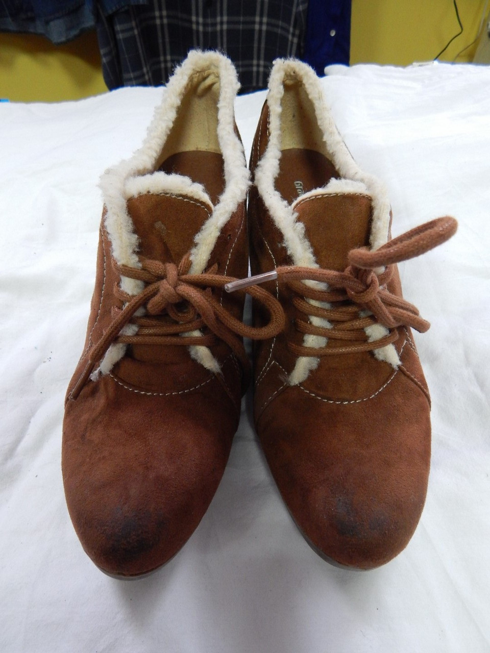 Жіночі демісезонні черевики Graceland р. 41 шкіра нубук