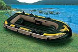 Човен надувний Intex 68380 SeaHawk-3 Set тримісна з набором 295х137х43, фото 3