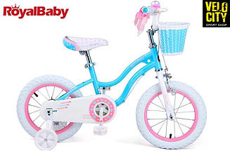 Велосипед Royal Baby Star Girl 14" Блакитний
