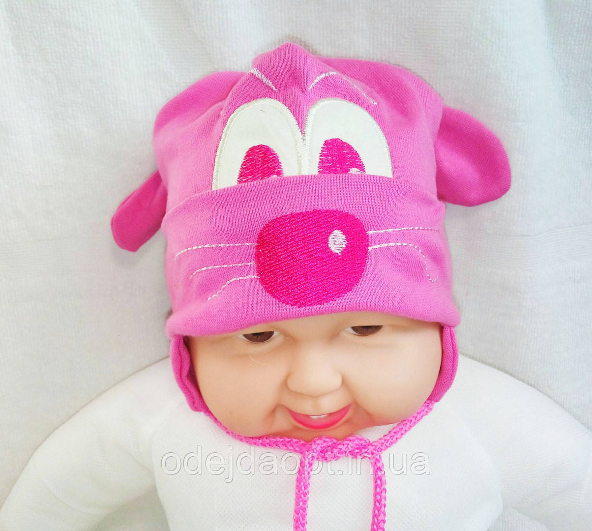 Шапка для новонароджених 0-7 місяців