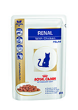 Royal Canin Renal Feline Chicken (пауч) - дієта для кішок з хронічною нирковою недостатністю 0,085 кг