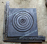 Плита чавунна під казан, барбекю 530х530 мм печі, мангал, грубу, фото 6