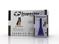 Капли на холку Inspector (инспектор) от внешних и внутренних паразитов для собак 25-40кг