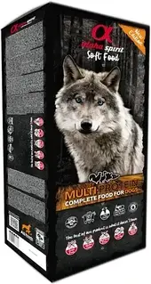 Собачий корм Alpha Spirit мультипротеїновий 9 кг напівм'ясо