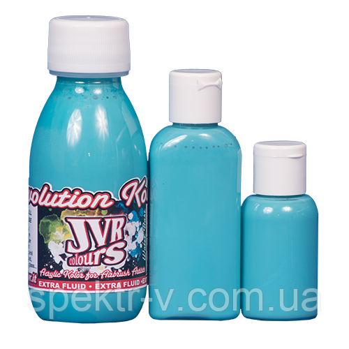 Фарба для аерографа JVR Revolution Kolor, opaque turquoise #120,30 мл, фото 1