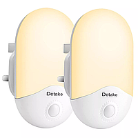 Уцінка Комплект 2 шт Нічник із датчиком сутінку регулювання яскравості 220 V 0,5 W