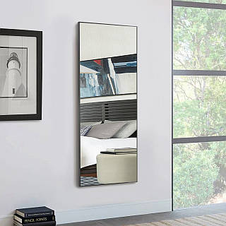 Зеркало в алюминиевой раме в полный рост remont market