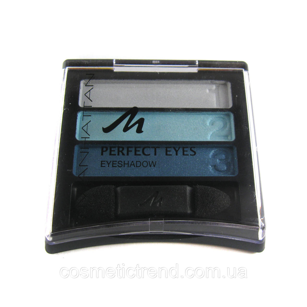 Тіні для повік потрійні Manhattan Perfect Eyes 101b/78k/87z pool party (Німеччина)