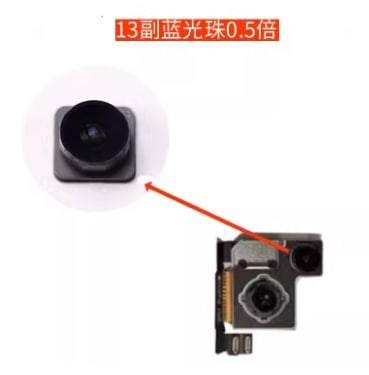 Лінза x0.5 камери iPhone 13 / 14 / 14 Plus / 15 / 15 Plus Grade A, фото 1