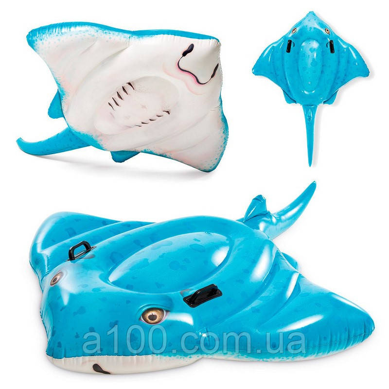 Дитячий надувний плот "Скат" 57576, розмір 1,85×1,45 м, фото 1