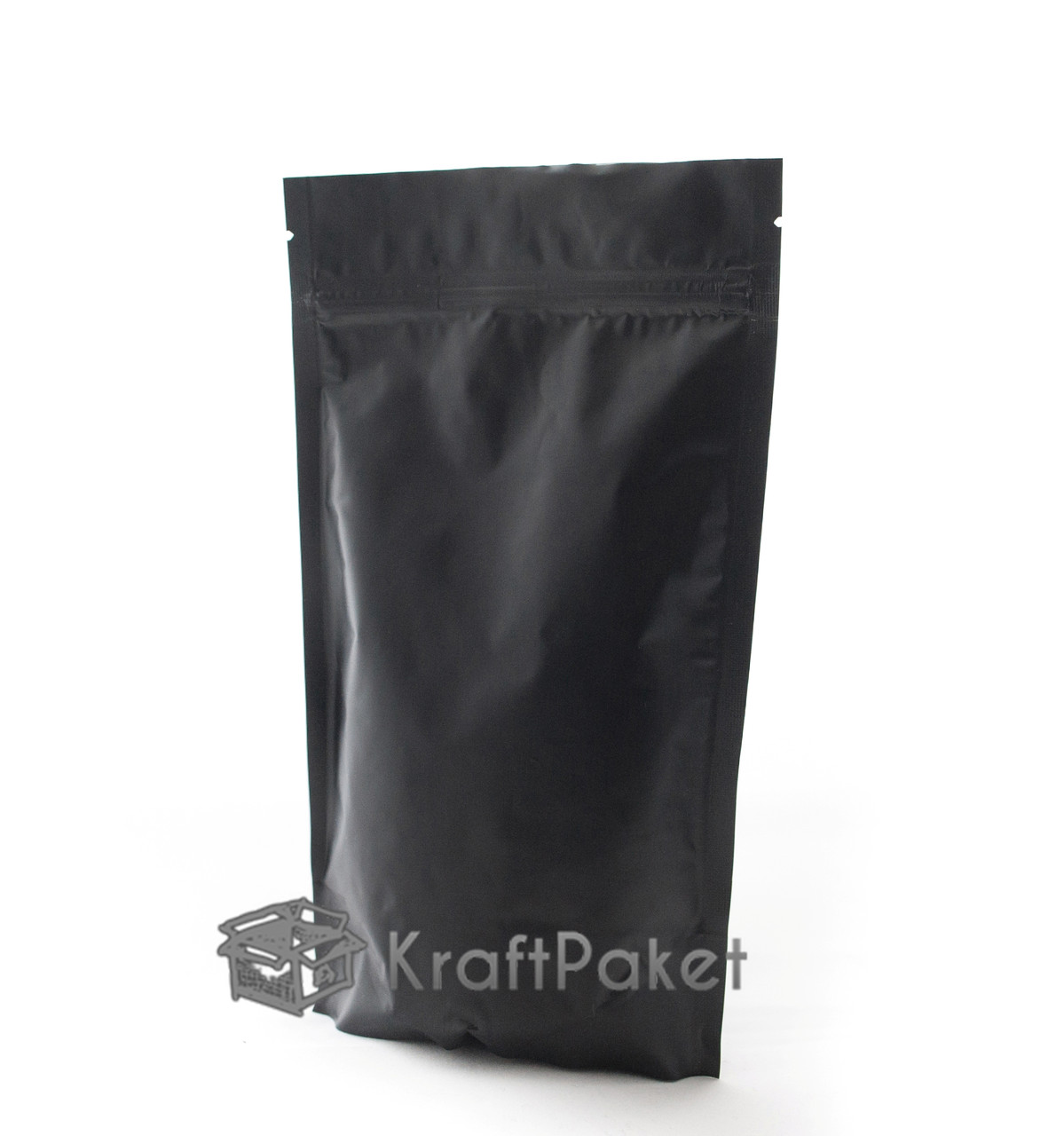 Пакет дой пак zip-замок 210*380 чорный