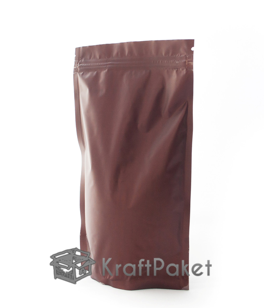 Пакет дой пак zip-замок 210*380 коричневий (1кг)
